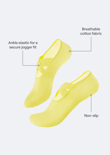 Pilates Grip Socks | Butter Yellow