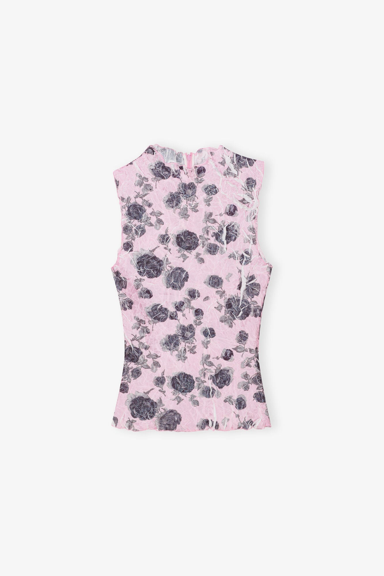 Pink Floral Printed Top | Corsage