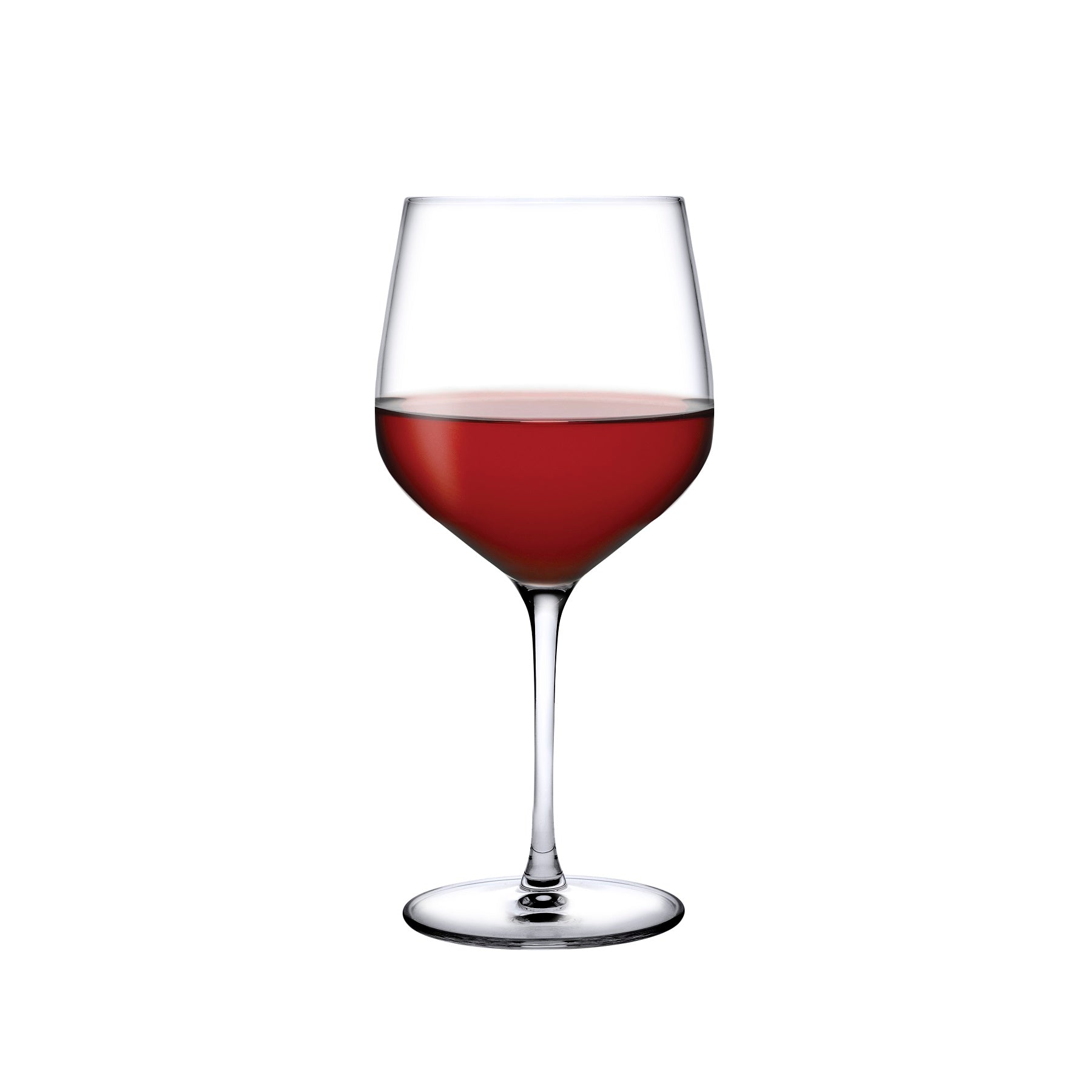 Refine Burgundy Glasses | Clear Crystal | Set of 2