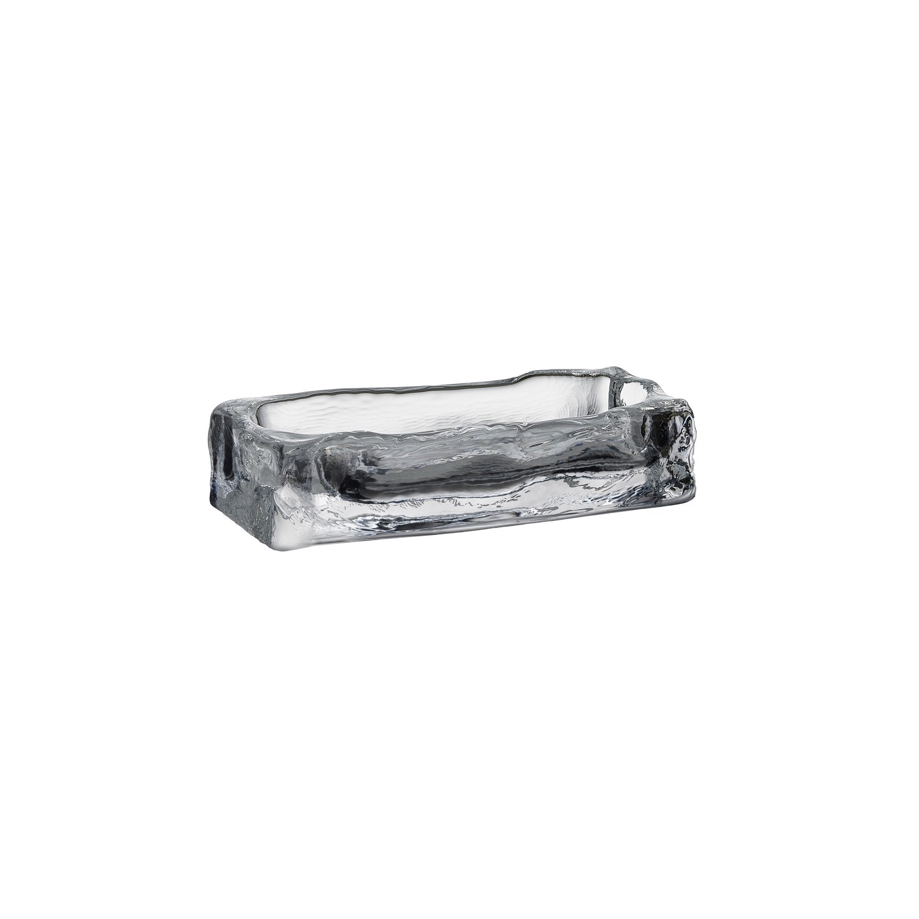 Ice Cube Ice Cream Cup - Rectangular | Clear Crystal