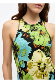 Printed Lycra Jersey Bodystocking | Multicolour