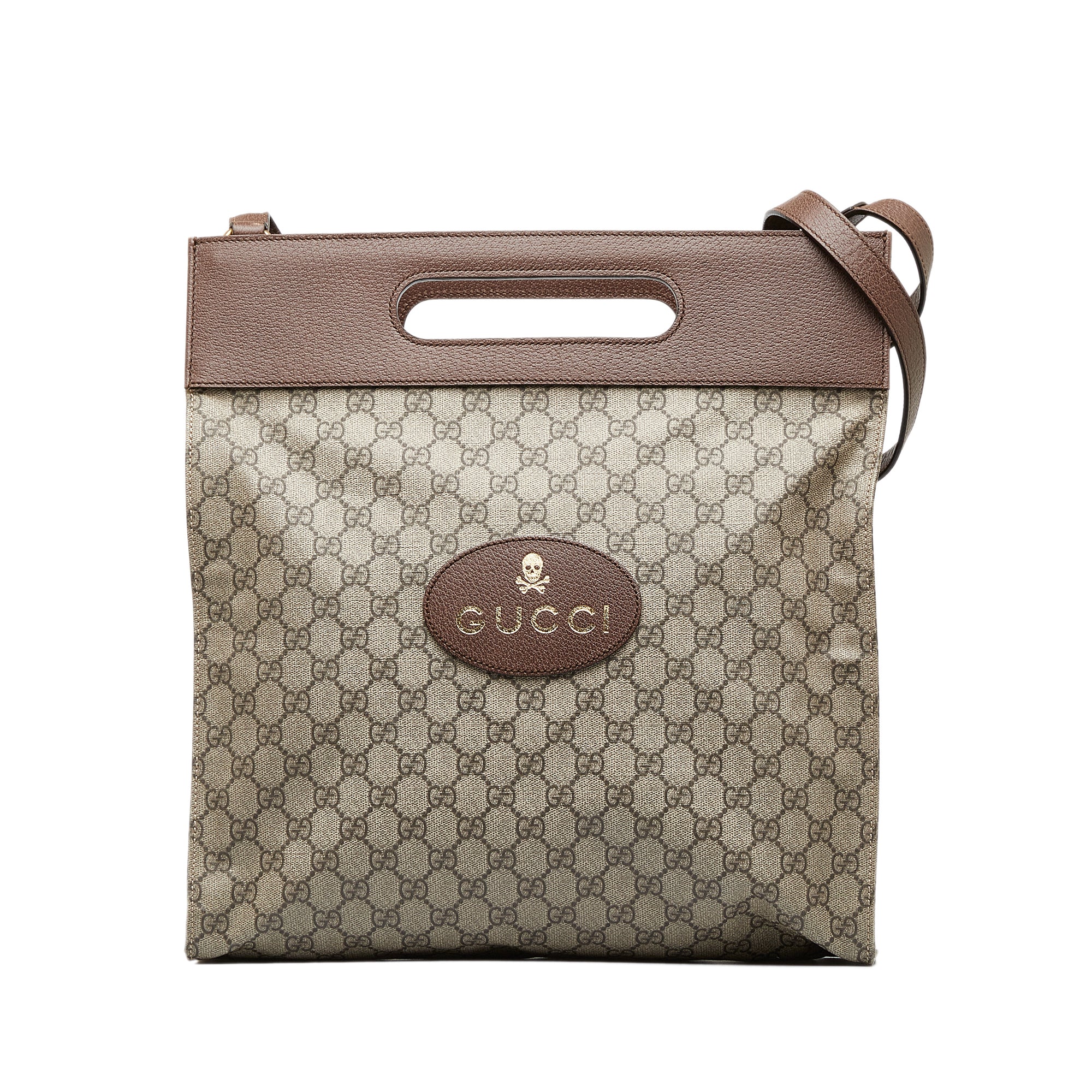 Gucci Pre-Owned GG Supreme Neo Vintage Soft Tote | Women | Brown x Beige (V2)