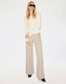 Womens | Cashmere Crewneck Cardigan | Ivory