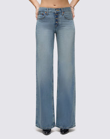 Womens | Mid Rise Wide Leg | Authentica Indigo