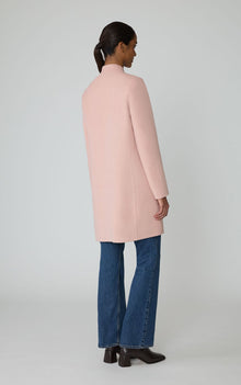 Reine Double Face Wool Coat | Blush