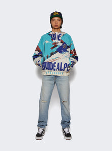 Men | Rhude | Deux Resort Anorak Jacket Blue | Multi