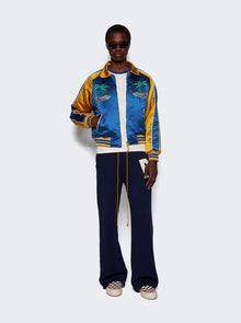 Men | Rhude | Palm Eagles Souvenier Jacket | Navy & Mustard Yellow