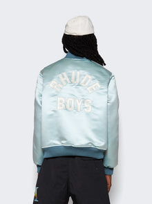 Men | Rhude | Boys 02 Satin Bomber | Mint & Crème