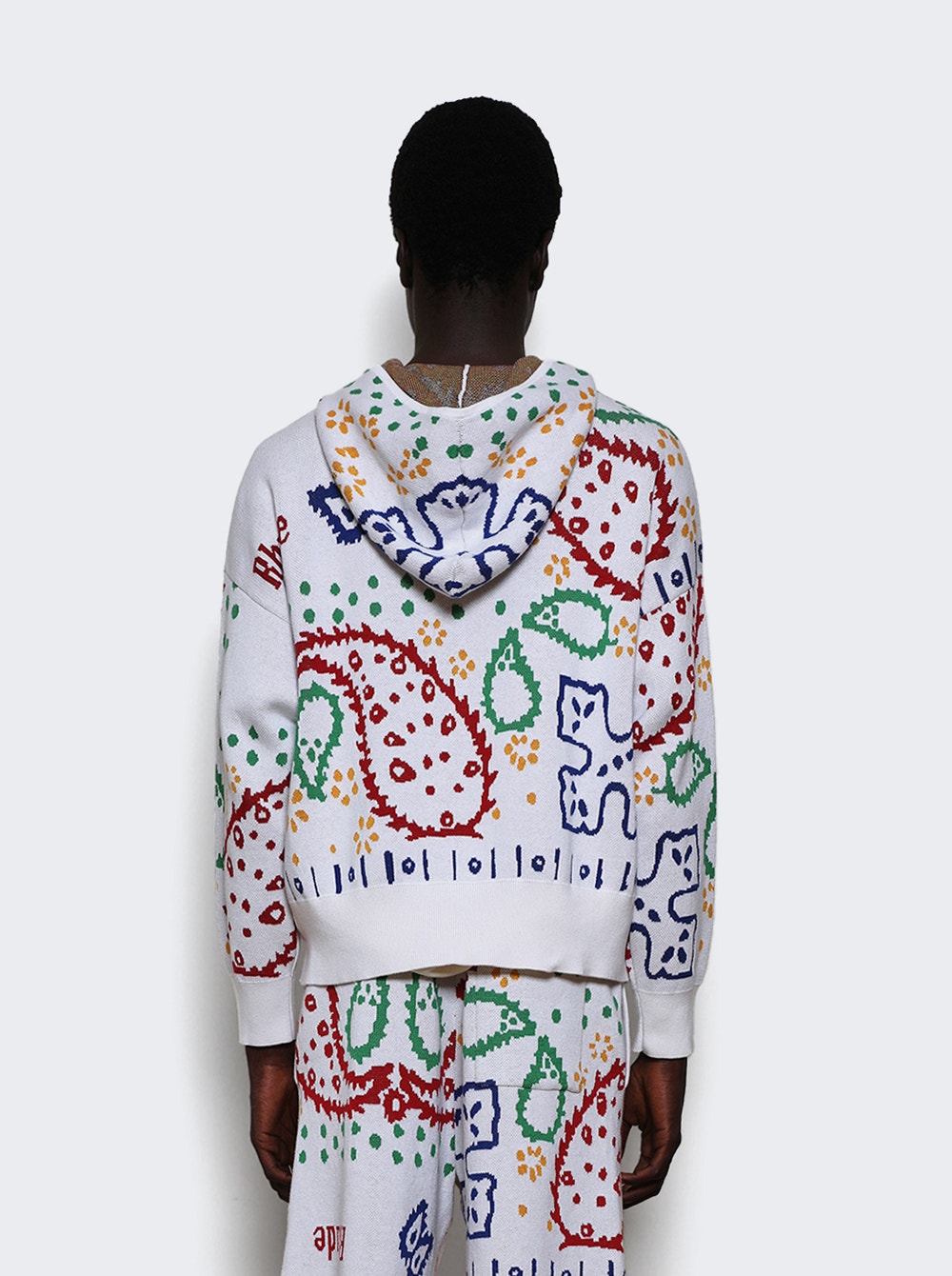 Men | Rhude | Bandana Knit Full Zip Sweater Multicolor | Multi