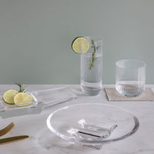 Silhouette Footed Bowl | Clear Crystal