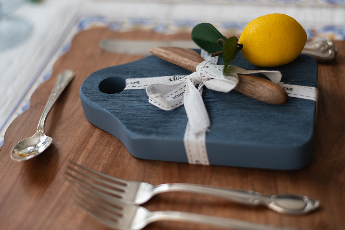 Mini Appetizer Board | Denim Blue | Small