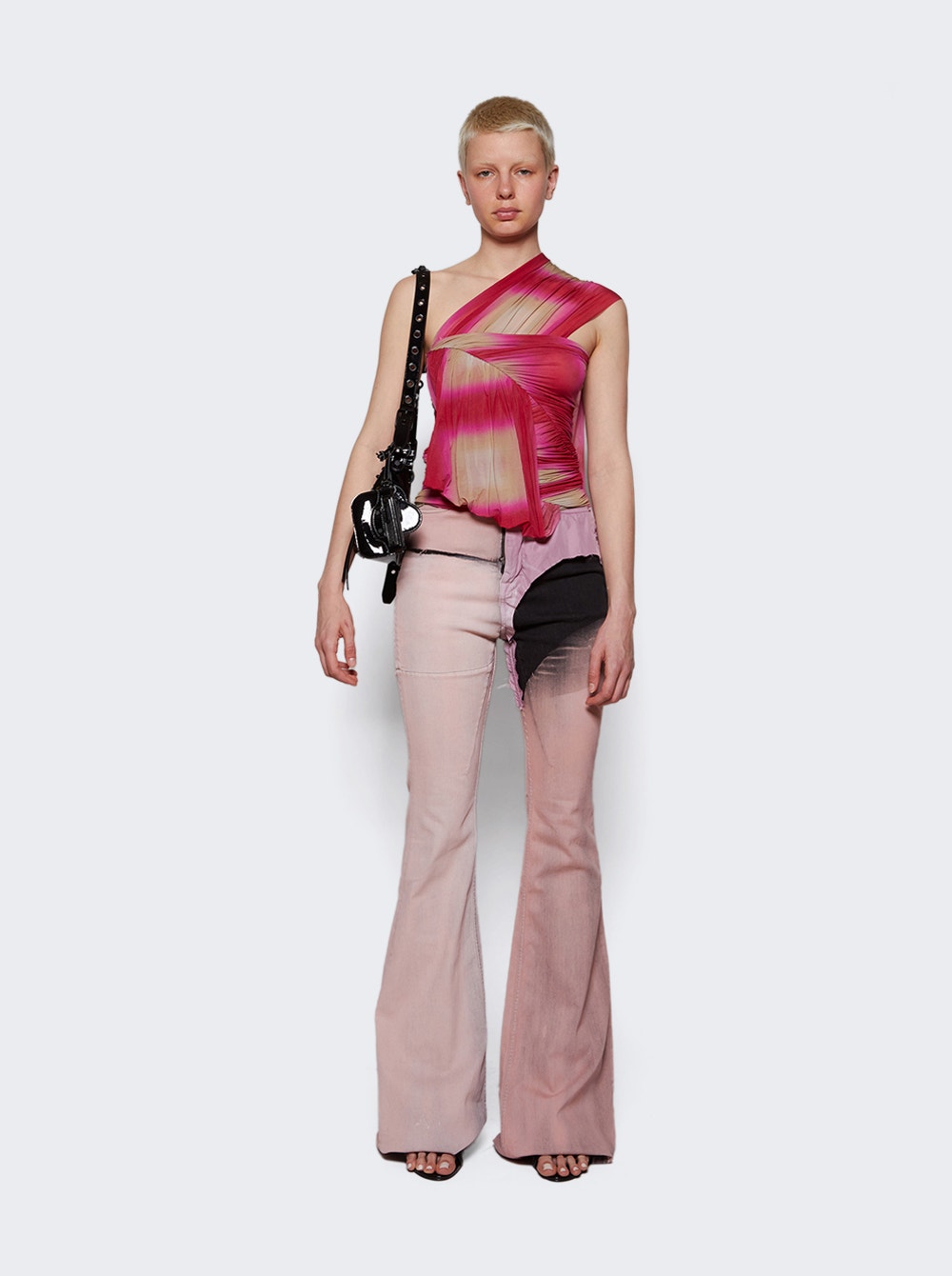 Women | Rick Owens | Edfu Top | Fuchsia Plaid