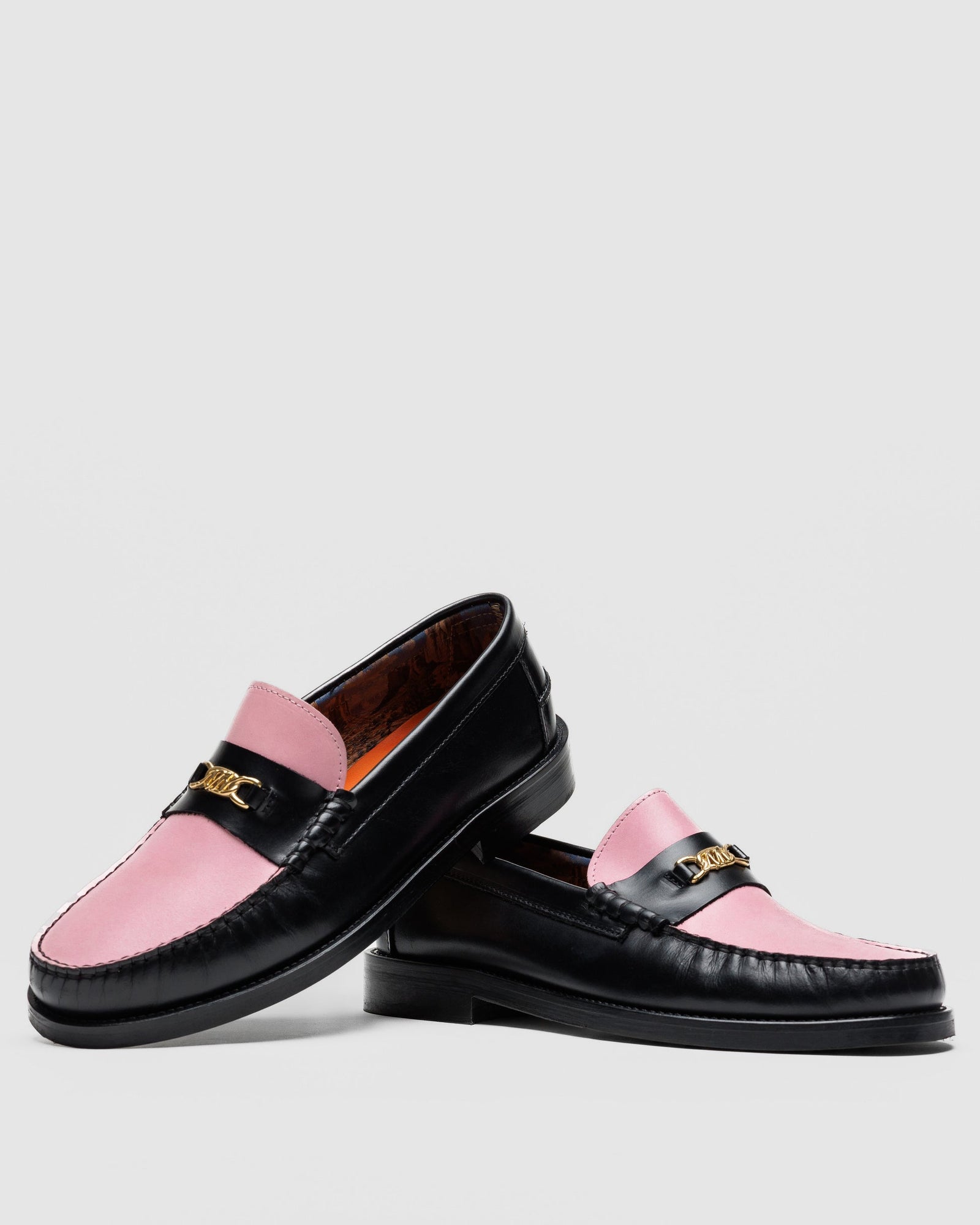 Mens | Roma Leather Loafer | Pink