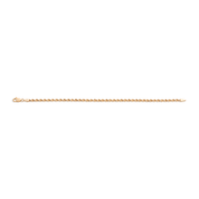 Medium Rope Chain Bracelet Vermeil 14k Yellow Gold 6in 6.5in 7in 7.5in