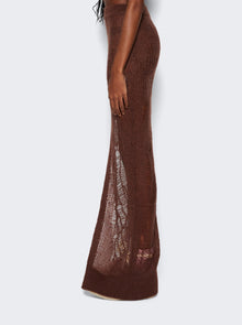 Women | Rick Owens | Spider Ziggy Skirt | Brown