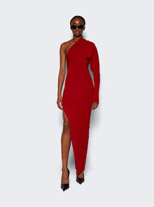 Women | Rick Owens | One Shoulder Dress Cardinal | Red