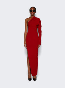Women | Rick Owens | One Shoulder Dress Cardinal | Red