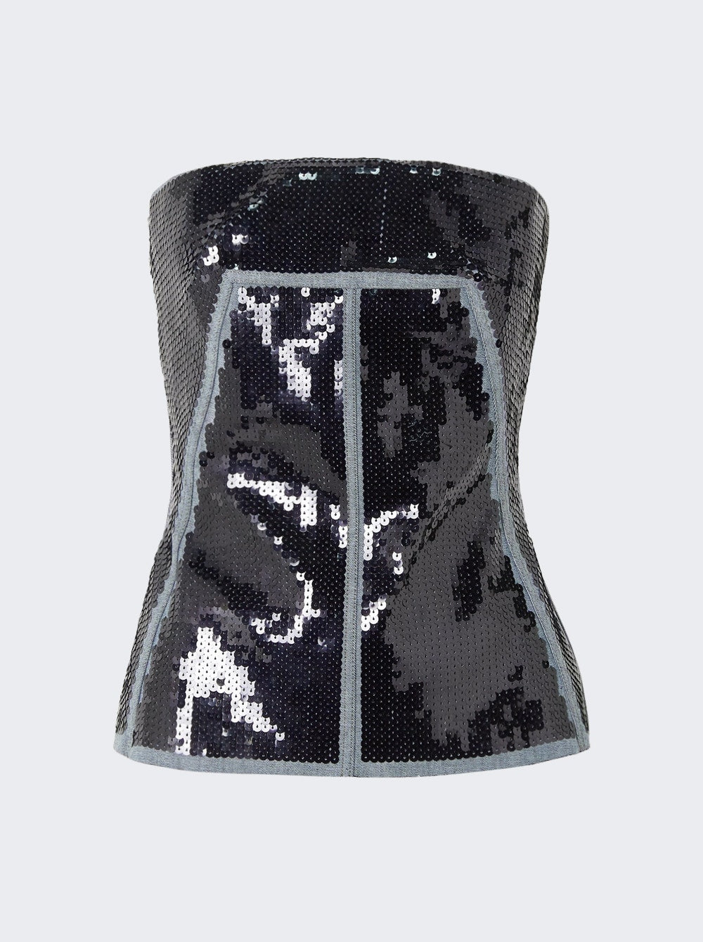Women | Rick Owens | Embroidered Denim Top