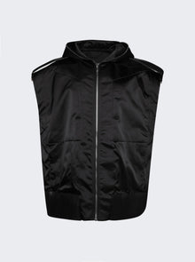 Men | Rick Owens | Lido Sleeveless Hoodie | Black