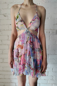 Short Dress | Pink/Powder Blue