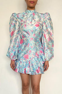 Short Dress | Blue/Multi