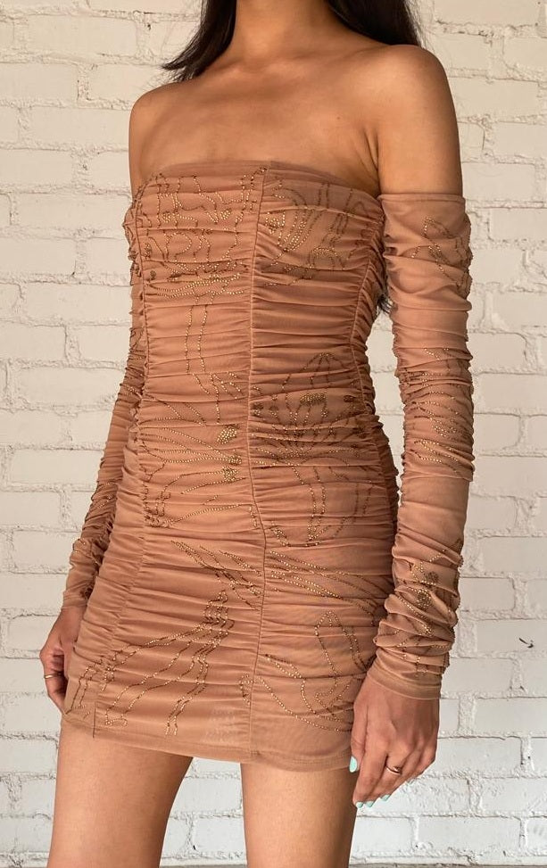 Mini Dress | Nude