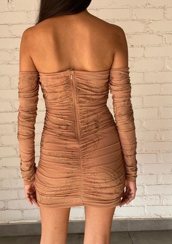 Mini Dress | Nude