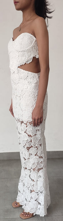 Eliza Long Dress | White