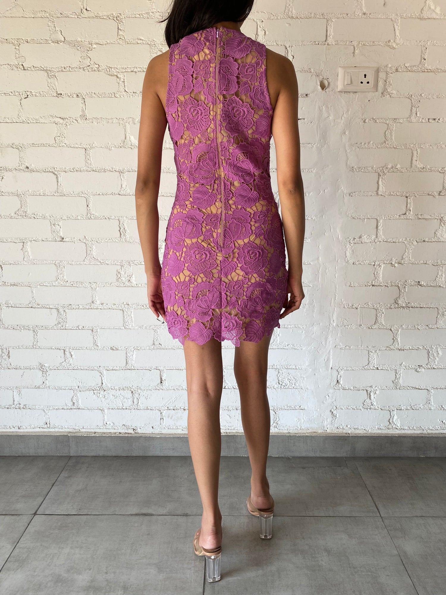 Short Dress | Lavender Garden