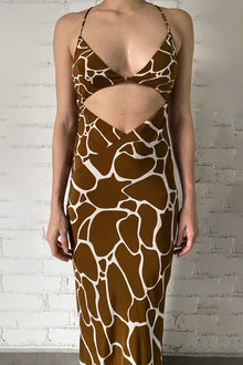 Fia Long Dress | Brown