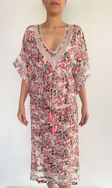 Rococo Sand | Inv Polyester Kaftan | Multi