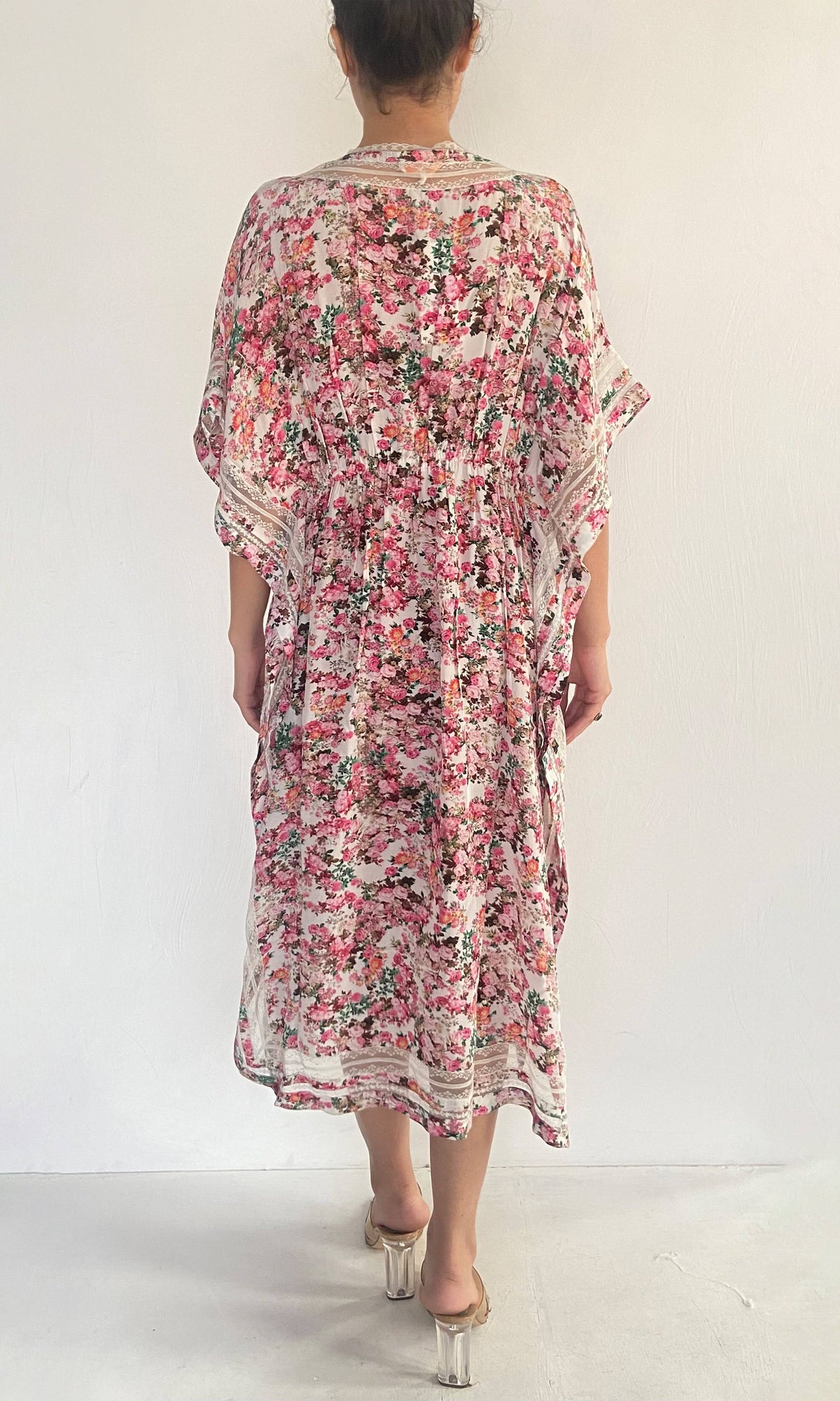 Rococo Sand | Inv Polyester Kaftan | Multi