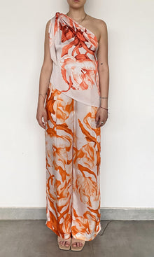Rococo Sand | Jesse Polyester Satin Lycra Scarf Top | Beige