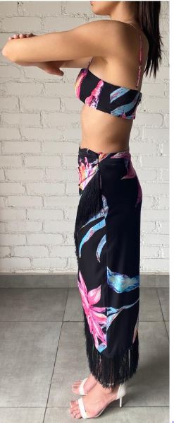 Margo Square-Neck Bandeau | Black