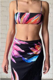 Margo Square-Neck Bandeau | Black