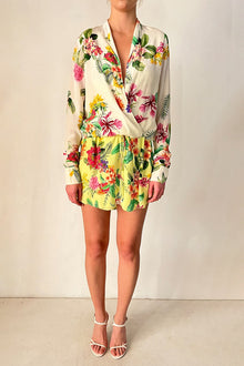 Short Dress | Green/Multi