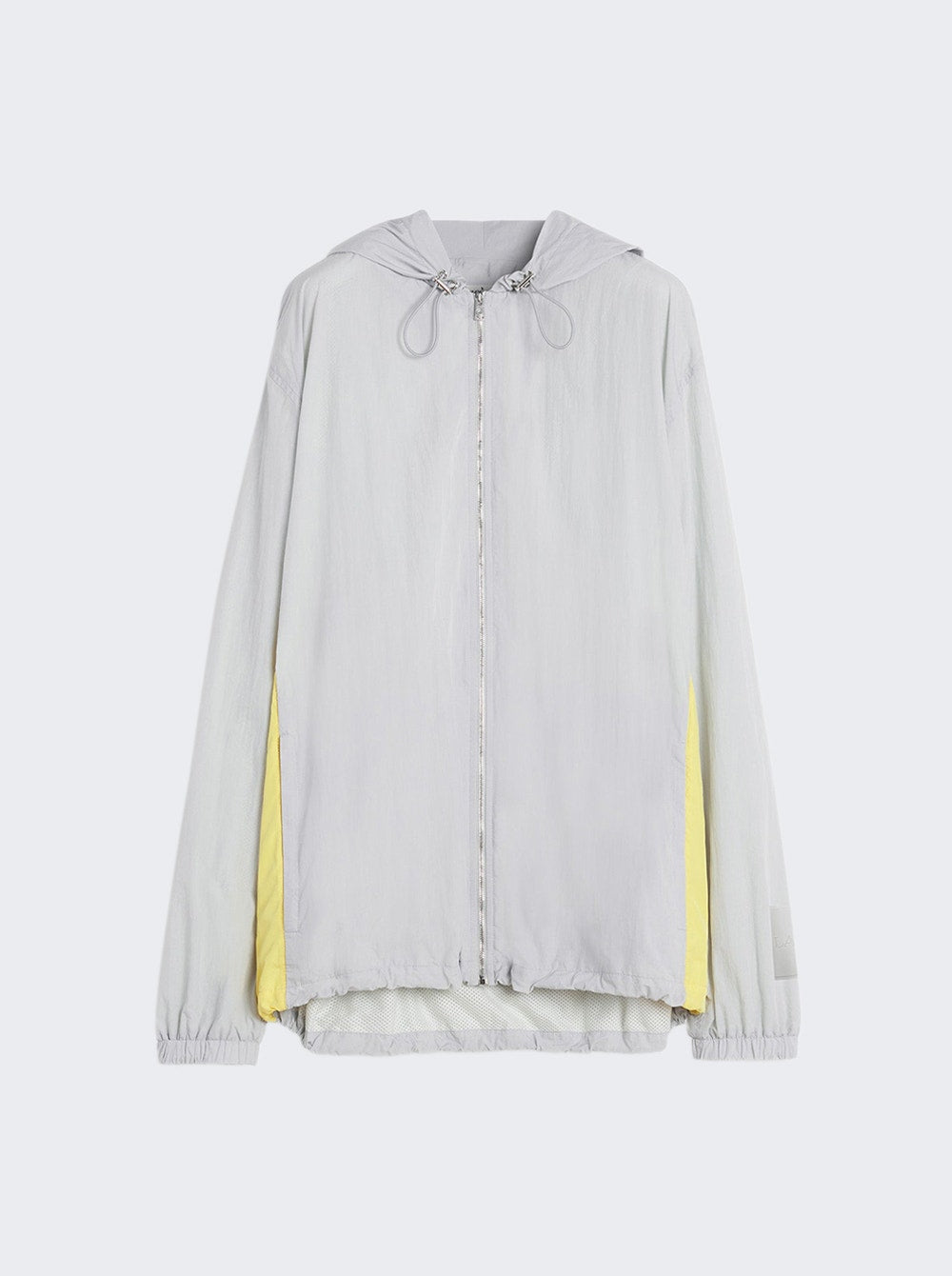 Men | Lanvin X Future | Zipped Nylon Hoodie | Eagle Grey