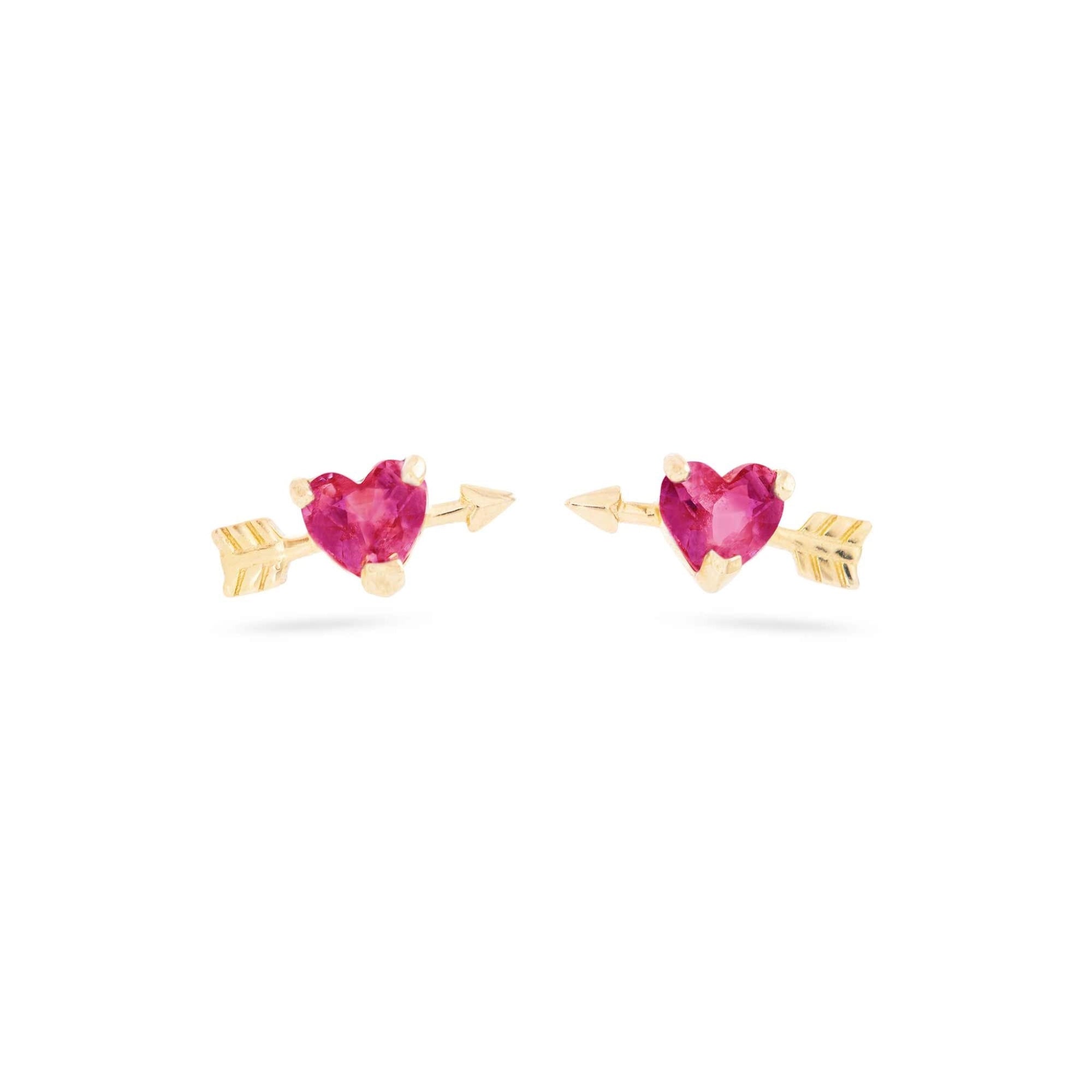 Ruby Valentine Studs