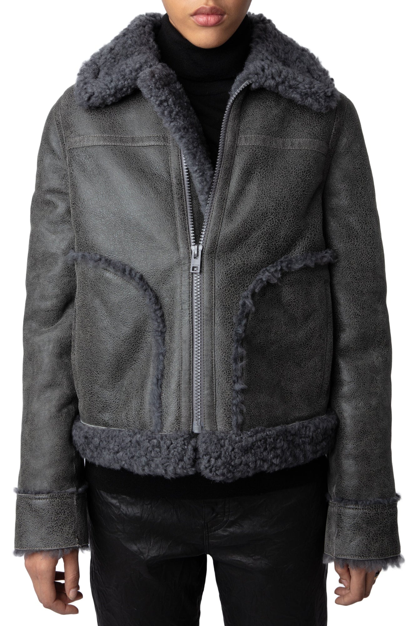 Kady Shearling  | Anthracite