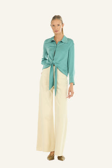 Rae Top | Cyan Green