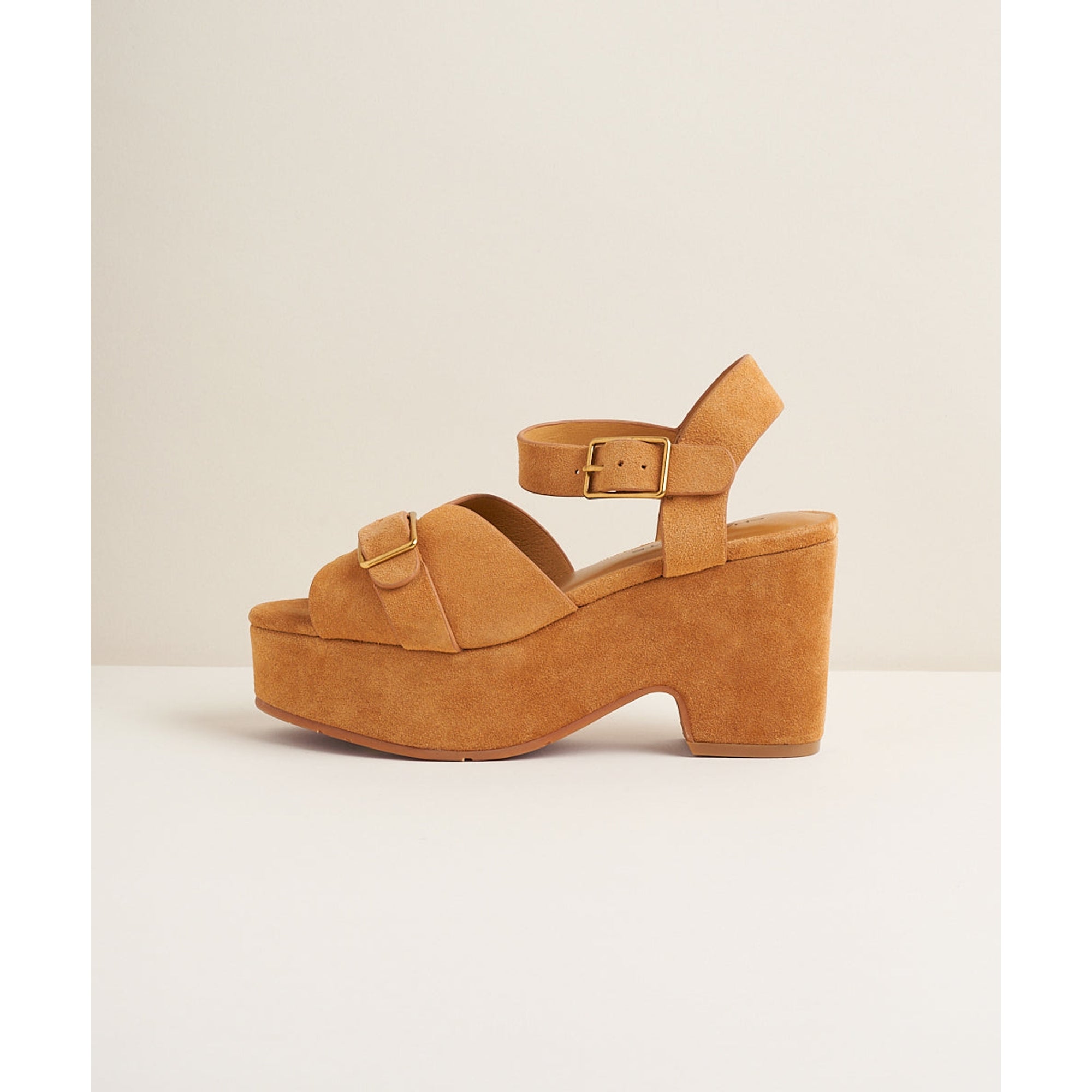 Raf Chunky Platform Sandal | Bamboo