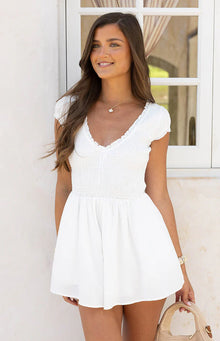 Raldo Playsuit | White