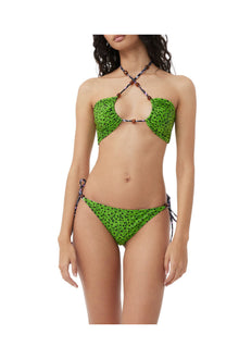 Recycled Printed Beads String Bikini Briefs | Tender Shoots