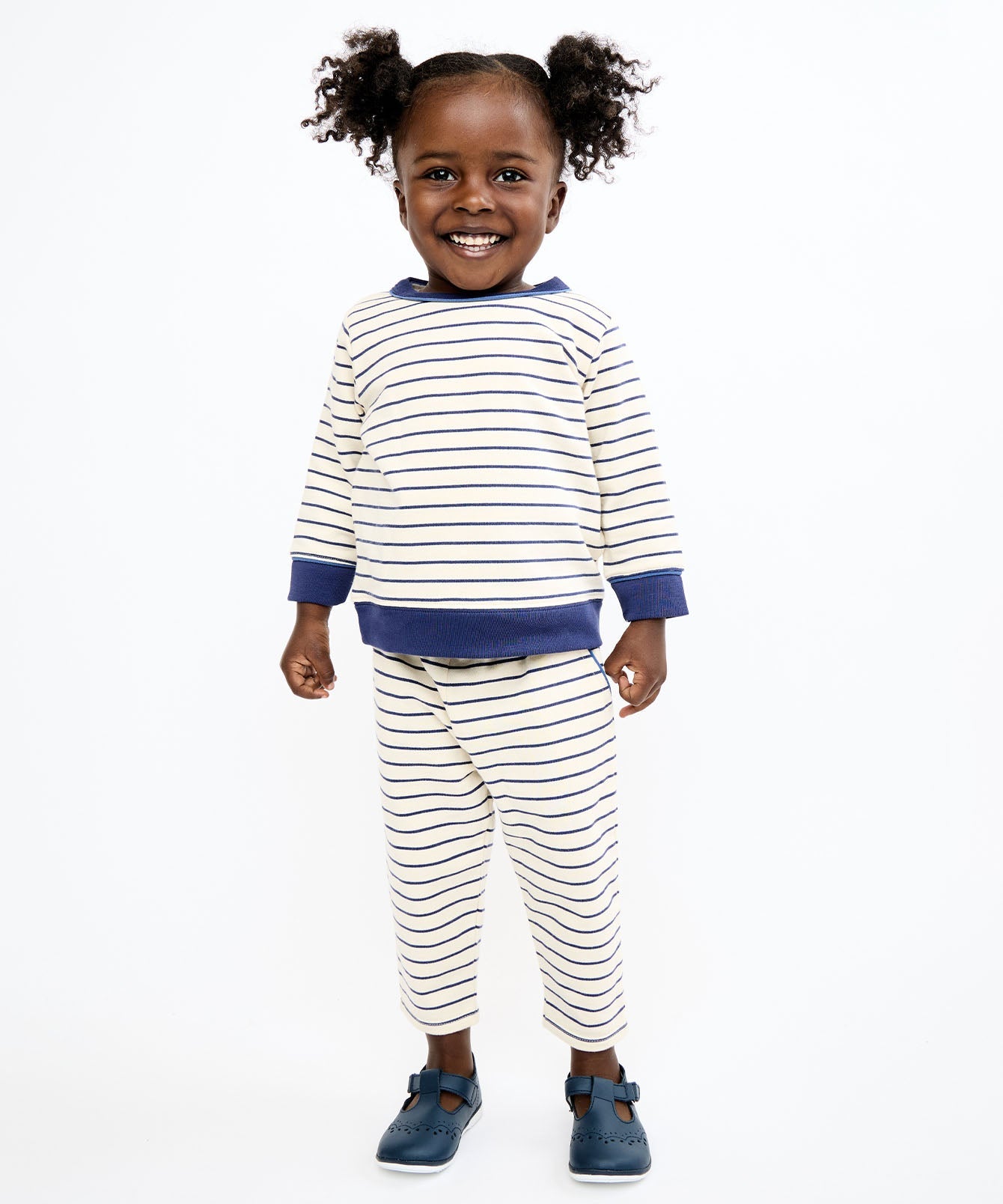 Kids Unisex | Remy Sweatshirt | White/Navy