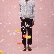 Ridley Fiore Print Relaxed Fit Resort Placket Overhead Shirt | Cashew
