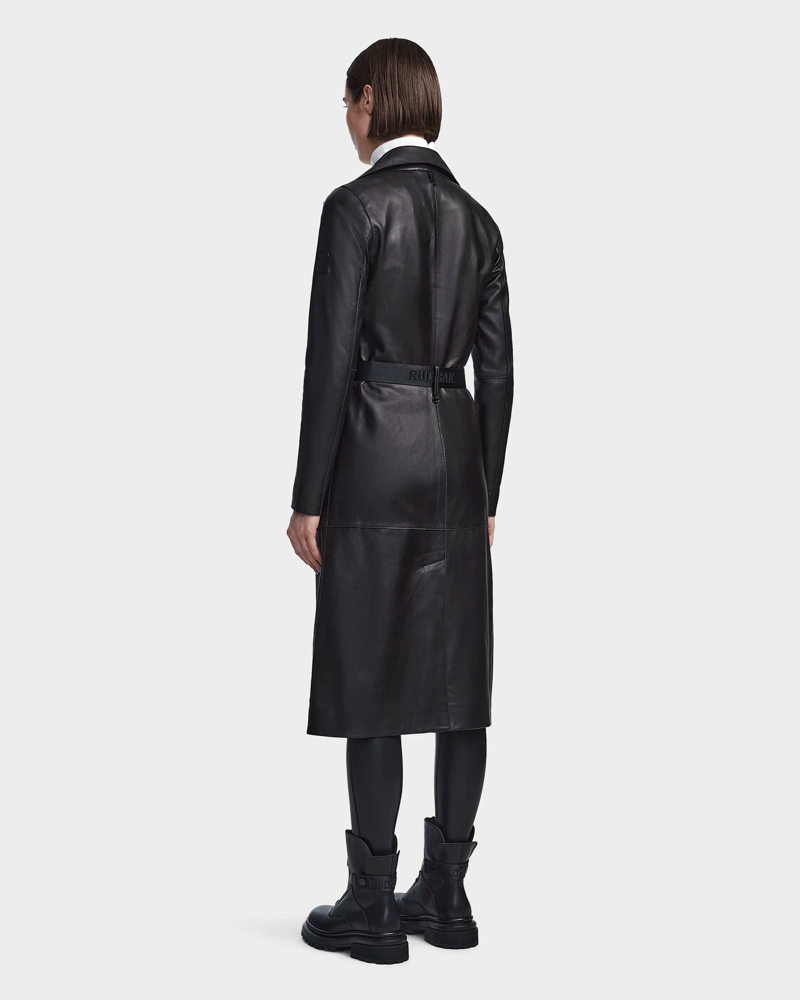 Women | Leather Trench KIRALY - 8123553 | Black