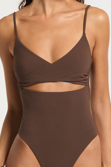 Amira One Piece | Espresso/Cala