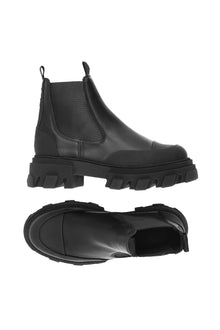 Low Chelsea Boot Black Stitch | Black