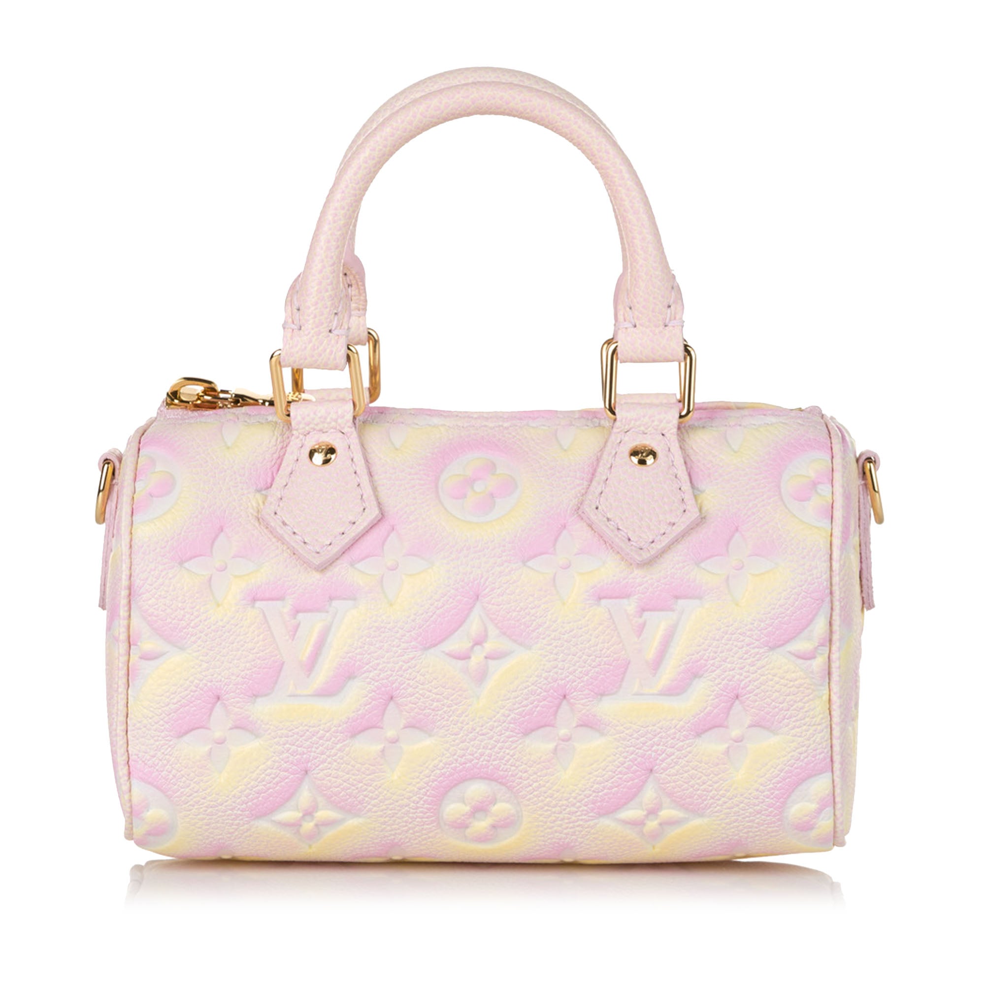 Louis Vuitton Pre-Owned Monogram Empreinte Summer Stardust Nano Speedy | Women | Pink x Light Pink