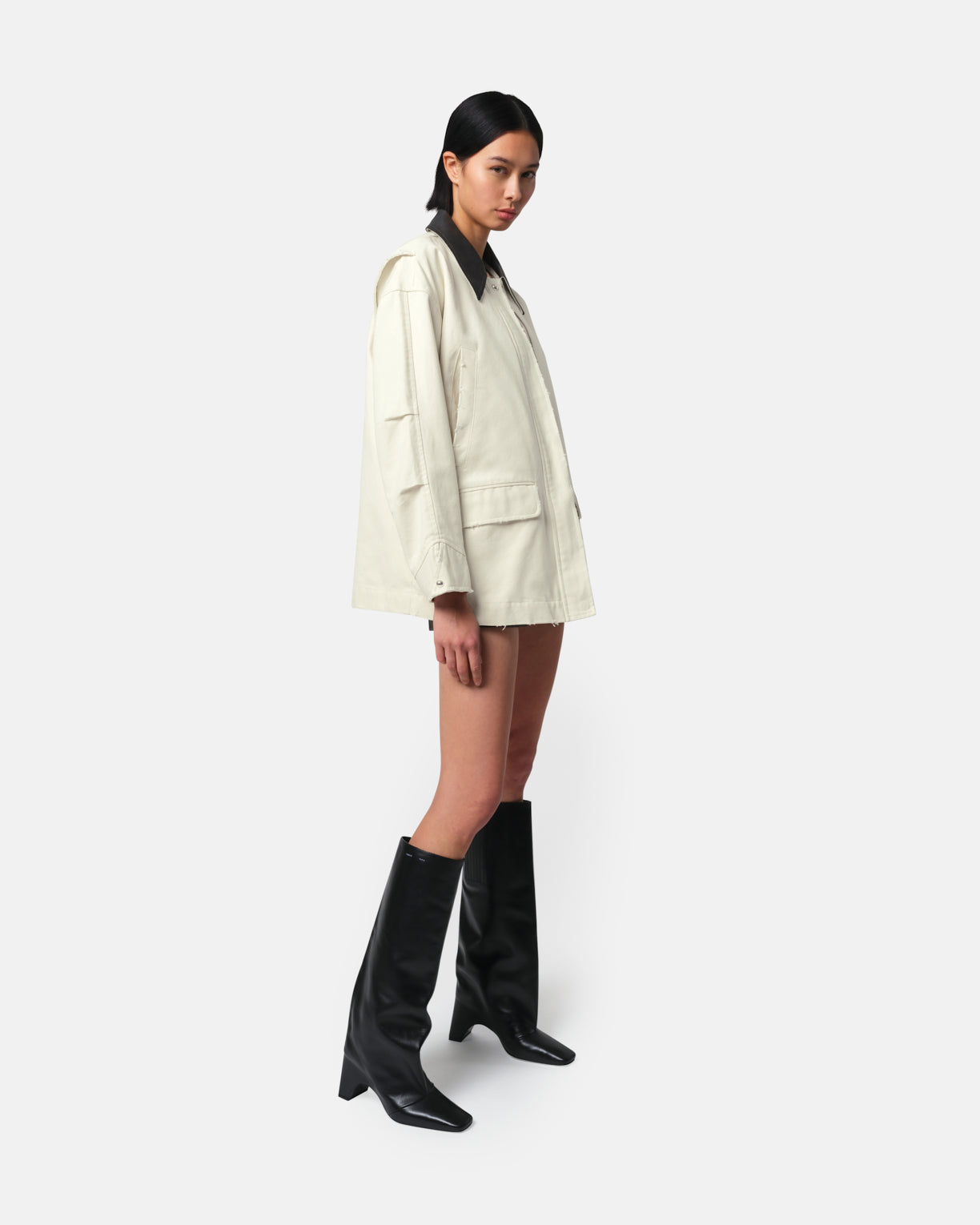 Women | Clive Workwear Jacket | Antique White